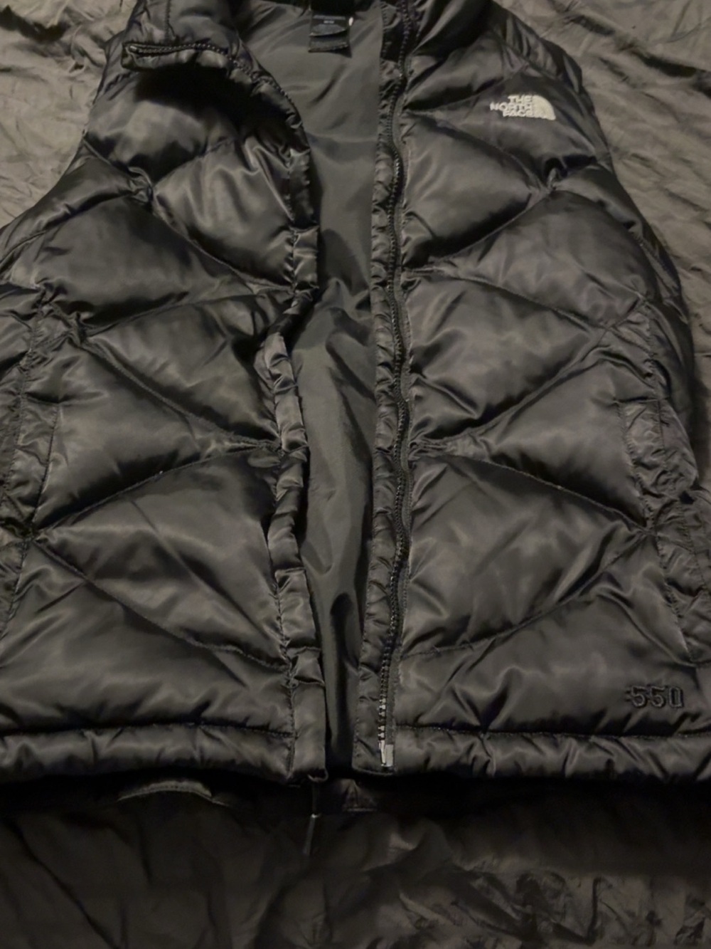 The North Face Women’s Black Quilted 550 Down Puffer Vest